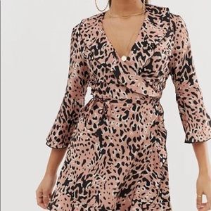 Outrageous Fortune-Ruffle Wrapped Dress